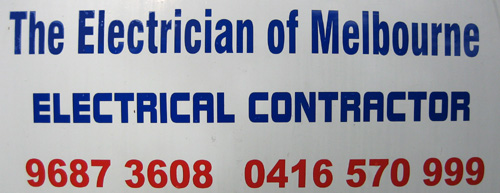 Welcome to The Electrician of Melbourne - all types of electrical work